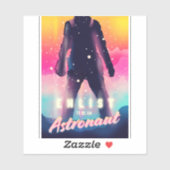 Bewerben Sie sich, Astronaut zu werden Aufkleber (Blatt)