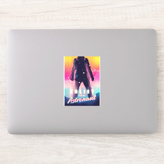 Bewerben Sie sich, Astronaut zu werden Aufkleber (Computer)