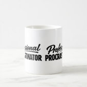 Bewerblicher Aufschieber Lustiger Humor Kaffeetasse (Mittel)