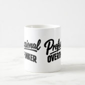 Bewerblicher Überdenker Lustig Kaffeetasse (Mittel)