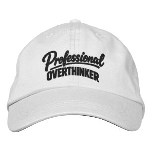 Bewerblicher Überdenker Lustiger Humor Bestickte Baseballkappe