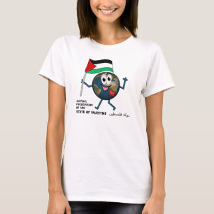 Bewerbung der Vereinten Nationen um den Staat Palä T-Shirt