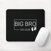 Bewerbung für Big Bro Est 2026 Neuer Bruder Baby A Mousepad (Mit Mouse)