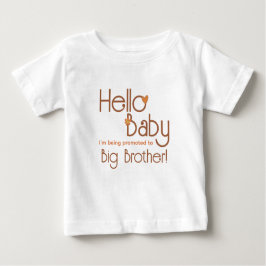 Bewerbung für Big Brother Hello Baby Retro Baby T-shirt