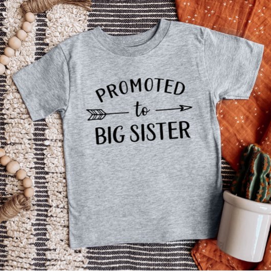 Bewerbung für Big Sister New Baby Ankündigung Baby T-shirt