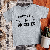 Bewerbung für Big Sister New Baby Ankündigung