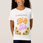 Bewerbung für Big Sister Shirt Baby-Schwangerschaf (Vorderseite)