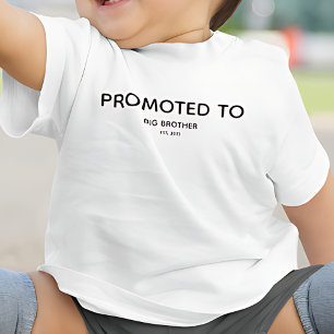Bewerbung für die große Bruderschwangerschaft Kleinkind T-shirt