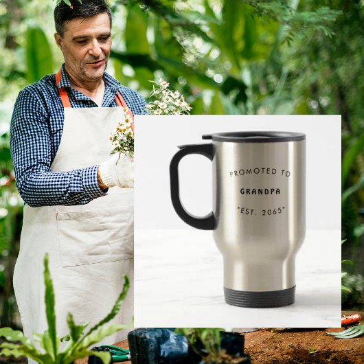 Bewerbung für die Großvaterschwangerschaft Reisebecher