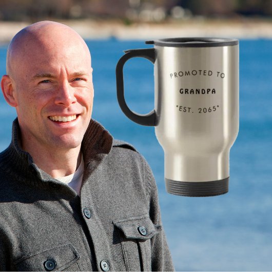Bewerbung für die Großvaterschwangerschaft Reisebecher