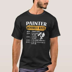 Bewerbung für Maler pro Stunde 1 T-Shirt