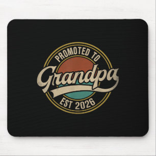 Bewerbung für Opa 2026 Neuer Großvater Baby Anno Mousepad