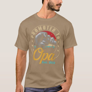 Bewerbung für Opa Est 2022 Männer Vintag erste T-Shirt
