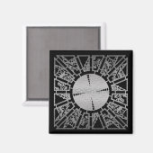 Bewerbungsfeld 1 (silber) magnet (Vorderseite/Rückseite)