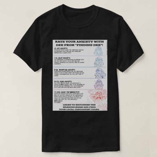 Bewerte DEINE ANGST T-Shirt (Design vorne)