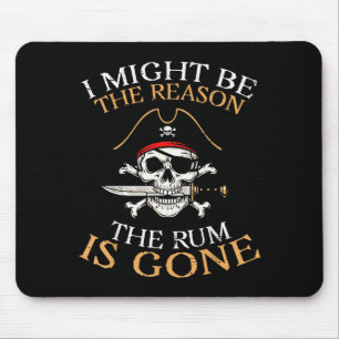 Bewerte ich könnte Grund Rum weg lustiger Humor Pa Mousepad