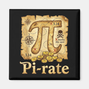 Bewerte Piratentag 314 Mathe Mathe-Pie-Wortspiel M Magnet