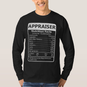 Bewertender Fakten zur Ernährung Sarkastische Graf T-Shirt