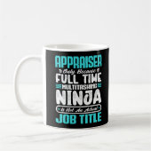 Bewerter Funny Job Beruf Beruf Beruf Kaffeetasse (Links)