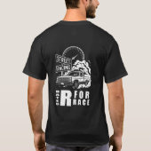 Bewertet R wegen Rasse T-Shirt (Rückseite)
