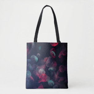 BEWERTETE FARBE JELLYFISH-MALERIERUNG TASCHE