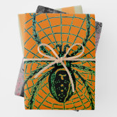 BEWERTETES HALLOWEEN Wrapping Paper Sheet-Set von Geschenkpapier Set (Beispiel)
