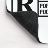 Bewertetes R für Sein fantastisch Mousepad (Ecke)