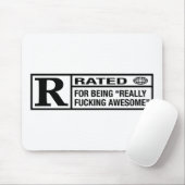 Bewertetes R für Sein fantastisch Mousepad (Mit Mouse)