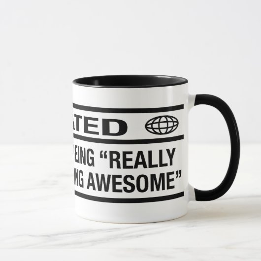 Bewertetes R für Sein fantastisch Tasse (Rechts)