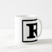 Bewertetes R Kaffeetasse (VorderseiteRechts)