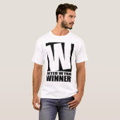 Bewertetes W für Sieger T-Shirt (Vorne ganz)