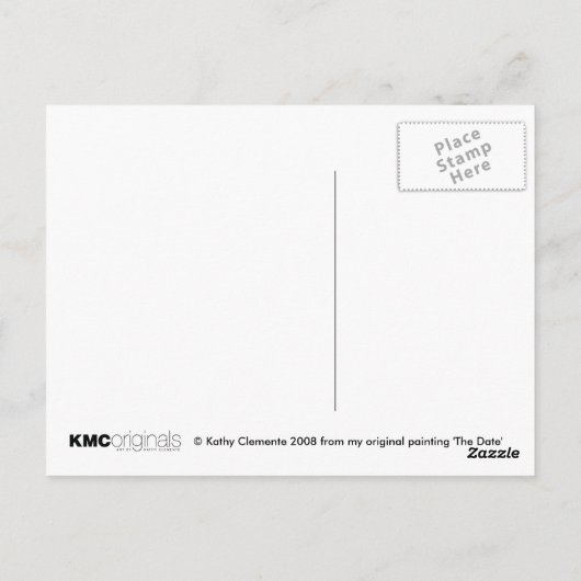 Bewertung auf einer Postkarte (Rückseite)