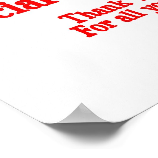 Bewertung der besonderen Bildung Poster (Ecke)