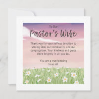 Bewertung der Ehefrau von Pastor