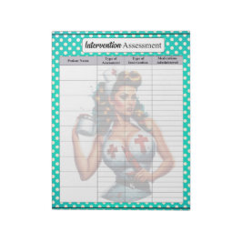 Bewertung der gesegneten Krankenpflege Notizblock