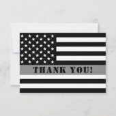 Bewertung der Korrektur der dünnen Silber-Linie Dankeskarte (Vorderseite)