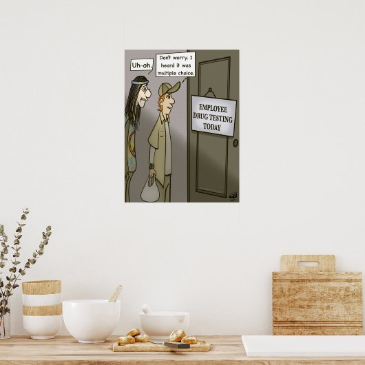 Bewertung der Mitarbeiter Poster (Küche)