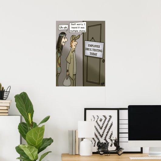 Bewertung der Mitarbeiter Poster (Heimbüro)