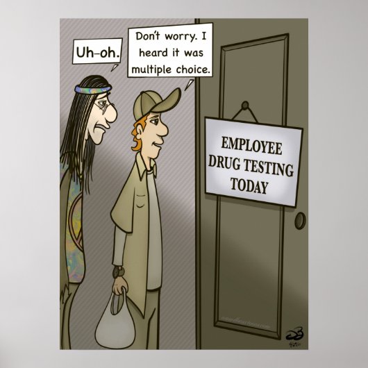 Bewertung der Mitarbeiter Poster (Vorne)