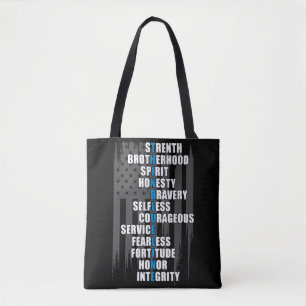 Bewertung der Polizei für die Strafverfolgungsfla Tasche