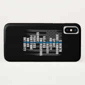 Bewertung der Polizei für die Strafverfolgungsflag Case-Mate iPhone Hülle (Rückseite (Horizontal))