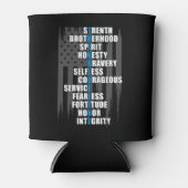 Bewertung der Polizei für die Strafverfolgungsflag Dosenkühler (Vorderseite)