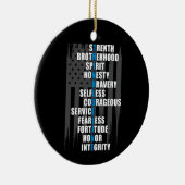 Bewertung der Polizei für die Strafverfolgungsflag Keramik Ornament (Rechts)