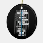 Bewertung der Polizei für die Strafverfolgungsflag Keramik Ornament (Links)