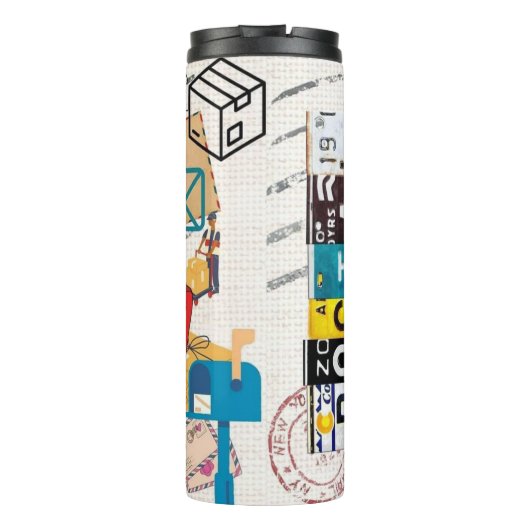 Bewertung der Postarbeiter Thermosbecher (Rückseite)