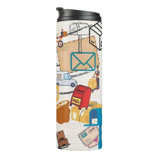 Bewertung der Postarbeiter Thermosbecher (Nach rechts gedreht)