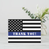 Bewertung der Strafverfolgung durch einen Zollbeam Dankeskarte (Stehend Vorderseite)