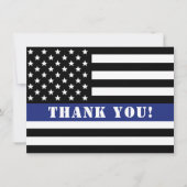 Bewertung der Strafverfolgung durch einen Zollbeam Dankeskarte (Vorderseite)