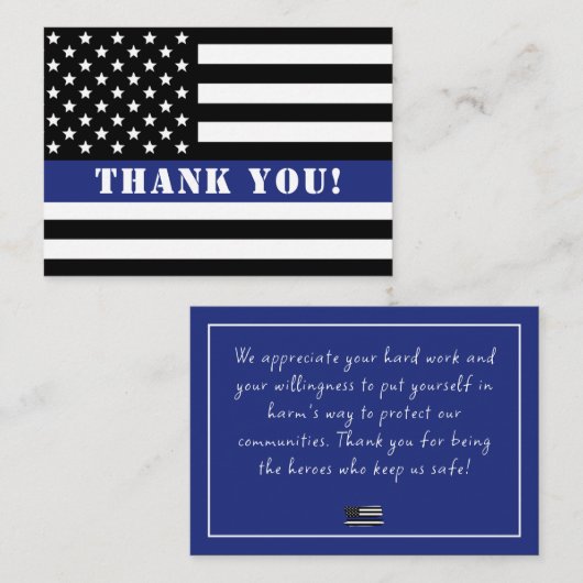 Bewertung der Strafverfolgung durch einen Zollbeam Mitteilungskarte (Vorne/Hinten)