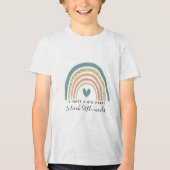 Bewertung der Wasserfarbenprägung Tri-Blend Shirt (Vorderseite)
